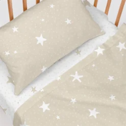 Little Star Beige Juego De Sábana Cuna (100x130 Cm) Beige -Descansaya Tienda De Ventas 0437765fbdb16f92e0b6d13ad4a46794a9a16cdb 2b12f0434c674b7cafcfa752b51f78d9