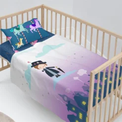 Nanny Juego De Sábana Cuna (100x130 Cm) Multicolor
