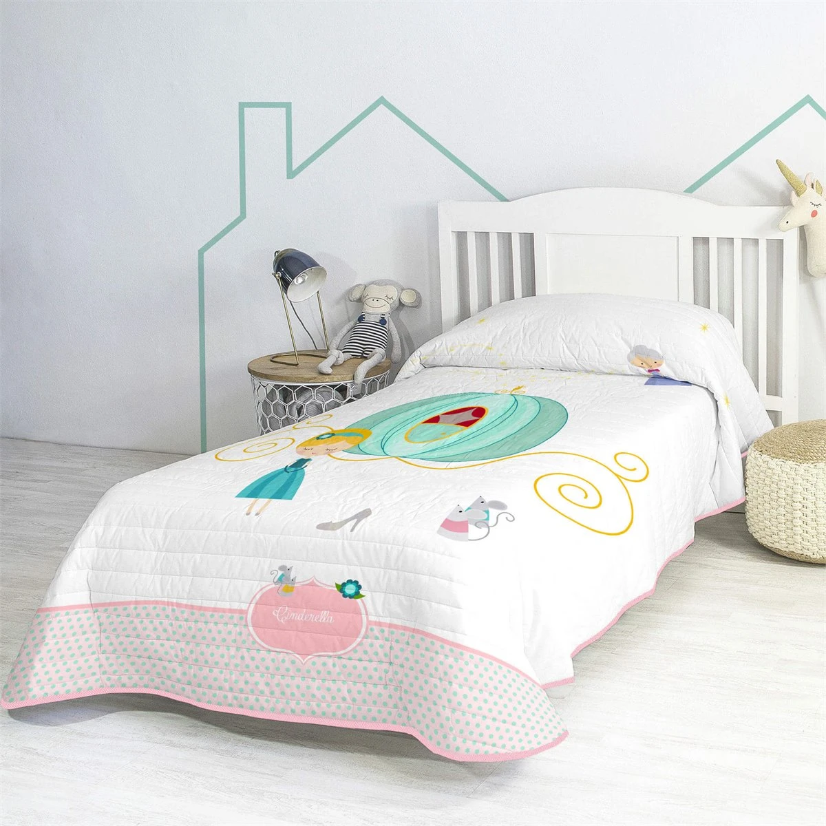 Pumpkin Colcha Cama 80/90 (180x260 Cm) Multicolor 4 Pumpkin Colcha Cama 80/90 (180x260 Cm) Multicolor - Image 2