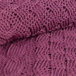 Manta Hilo Berenjena 170x130 Cm -Descansaya Tienda De Ventas 2ad52a777ba2bb38ab7c416a08d55e0b2ac0c600 c76abc82f07f47c08dd36727297970aa