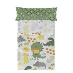 Happydino Juego De Sábana Cama 80/90 (160x270 Cm) Multicolor -Descansaya Tienda De Ventas 2db33e262de4561fac5086d97e2be0fe2bf283e8 d7c5506a9ea44a2596a92ed2f93eb0dc
