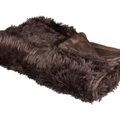 Manta De Acrílico Marrón 150 X 200 Cm DELICE