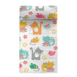 Cat & Mouse Colcha Cama 80/90 (180x260 Cm) Multicolor -Descansaya Tienda De Ventas 3cb3af6fc595026f47a084dd12e7d35b0898c43f 494fd4a30a0042c5af1c46824750db36