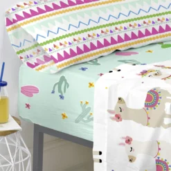 Cute Llamas Bajera Cama 90 (90x200 Cm) Multicolor -Descansaya Tienda De Ventas 402f9e3b5fd057aedd2b33e0e8496b083ecdebba aca3cf8bbeea46d5a5a25b3f1ac78759