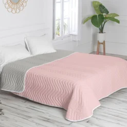 Basic Arista Colcha Cama 80/90 (180x260 Cm) Rosa