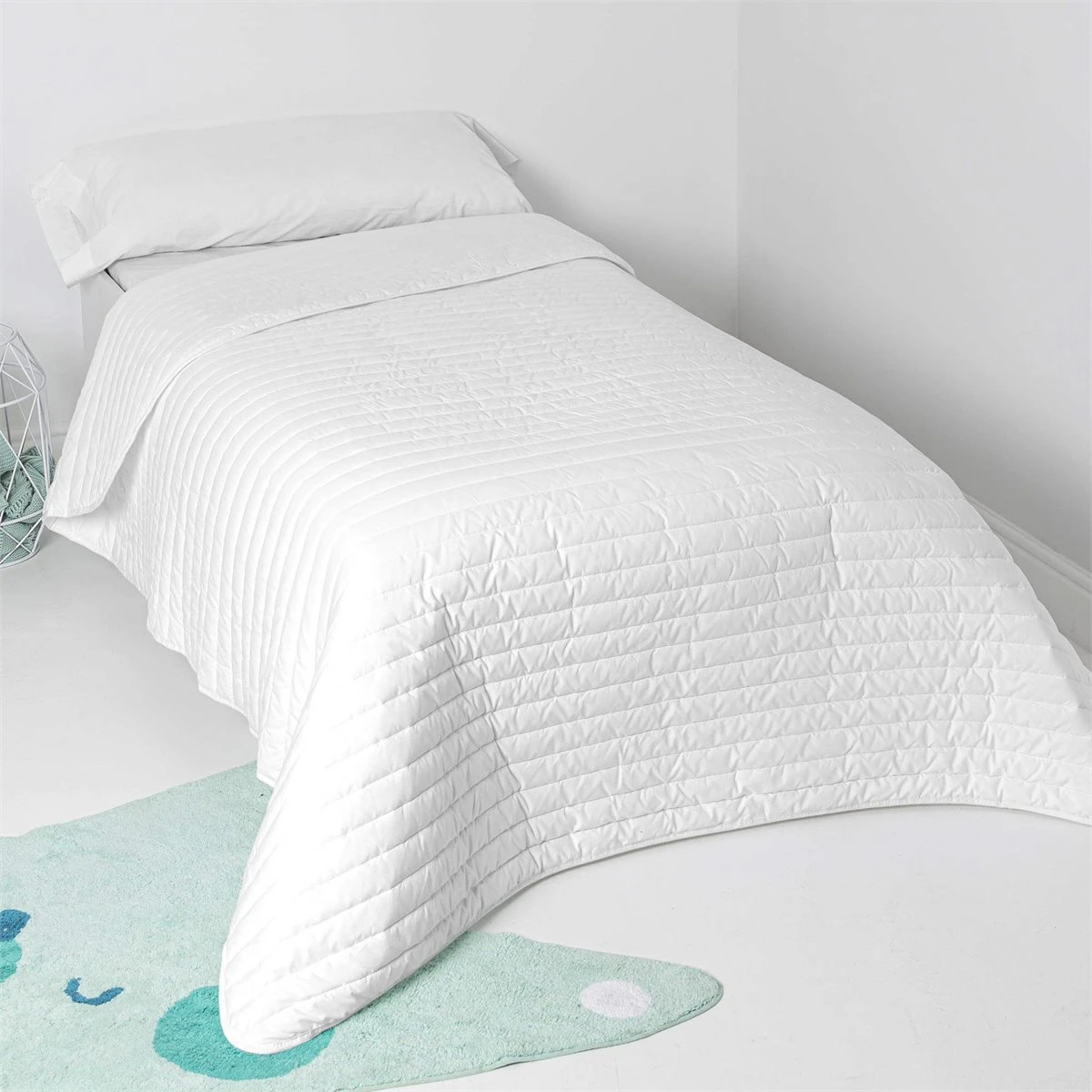Dash Colcha Cama 80/90 (180x260 Cm) Blanco 4 Dash Colcha Cama 80/90 (180x260 Cm) Blanco - Image 2