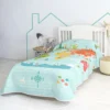World Map Colcha Cama 80/90 (180x260 Cm) Multicolor