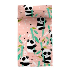 Panda Garden Pink Colcha Cama 80/90 (180x260 Cm) Rosa -Descansaya Tienda De Ventas 51ace421e8382554a2ff0376c0170eab97a4a3a2 f2357e4edd8149608edb347baf984478