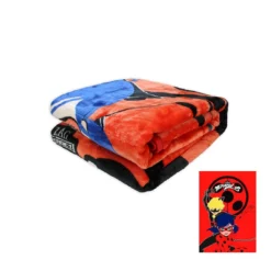 Acomoda Textil - Manta Infantil Estampada 160x240 Cm. Manta Para Cama De 90/105, Cálida, Suave Y Cómoda Para Invierno. (Lady Bug)