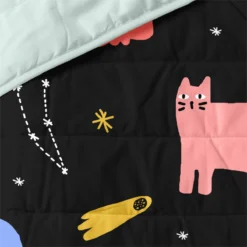 Cosmic Cats Colcha Cama 80/90 (180x260 Cm) Multicolor -Descansaya Tienda De Ventas 54e1657205f853a56dcde7cadc4f493b31b3e375 7e4cc60968d14ac8ab9a10c33200efcc