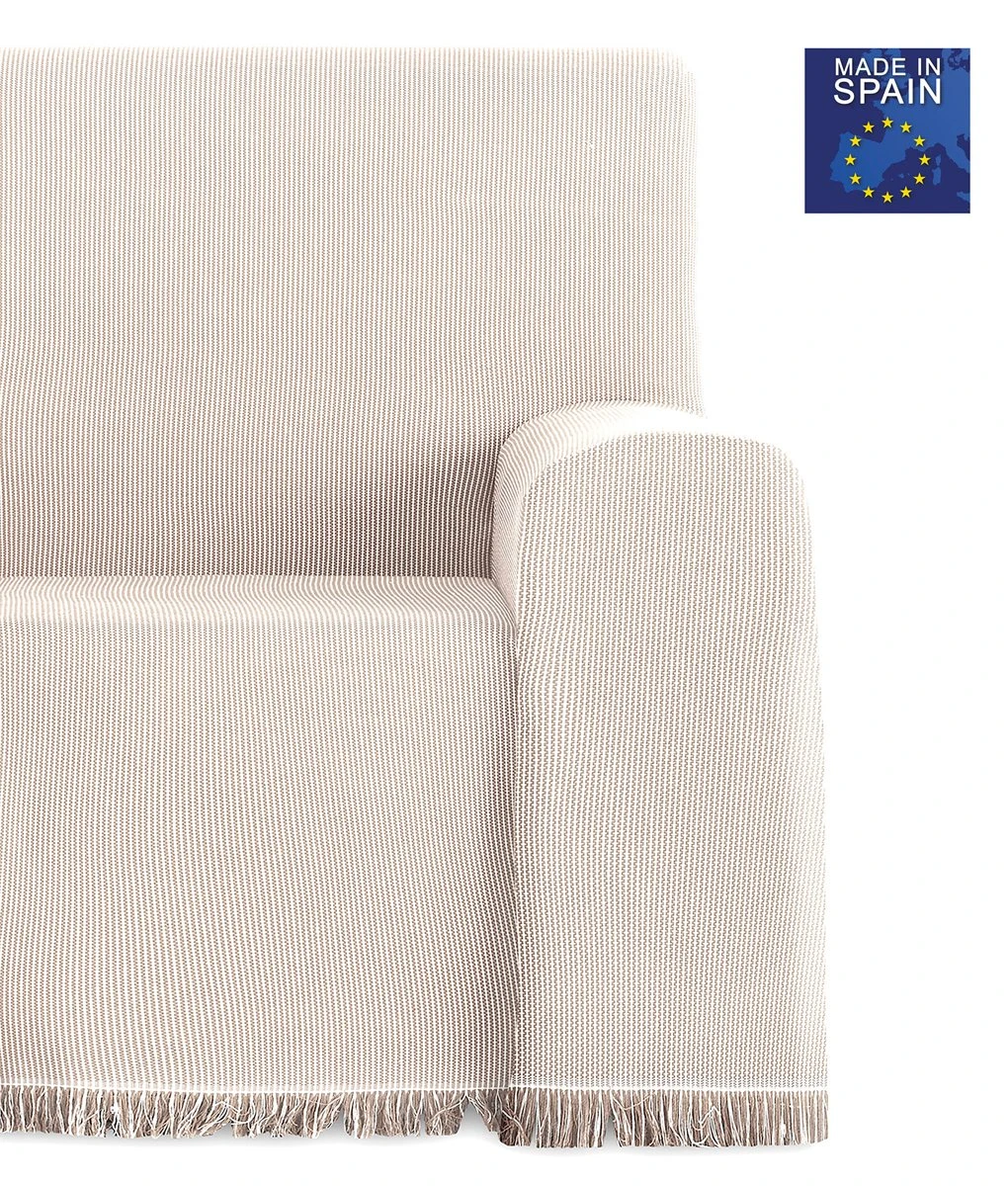 Vipalia Colcha Multiusos Sofa. Plaid Para Cama. Manta Foulard Cubresofa Cubrecama. Comoda Practica Y Suave. Poliester Algodon. Calidad Diseño. Paul 180 X 260 Cm Blanco 4 Vipalia Colcha Multiusos Sofa. Plaid Para Cama. Manta Foulard Cubresofa Cubrecama. Comoda Practica Y Suave. Poliester Algodon. Calidad Diseño. Paul 180 X 260 Cm Blanco - Image 2