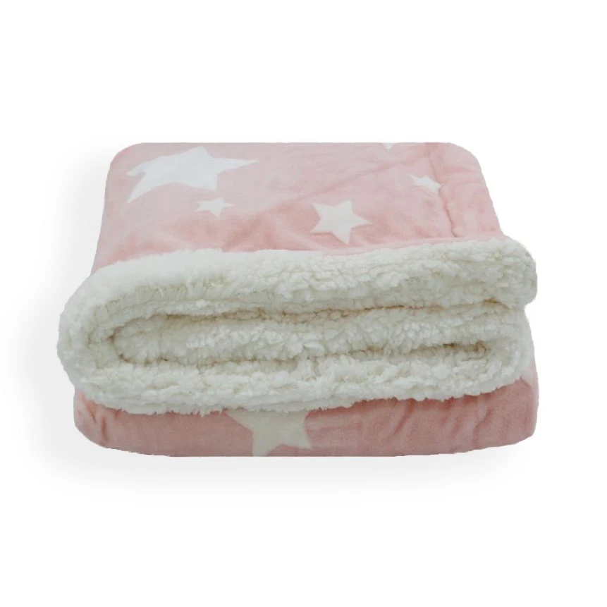 Acomoda Textil - Manta Para Bebé. Manta Para Cuna 100x140 Cm, Manta Bebé Estrellas Con Borreguito, Suave, Cálida Y Ligera. (Rosa) 3 Acomoda Textil - Manta Para Bebé. Manta Para Cuna 100x140 Cm, Manta Bebé Estrellas Con Borreguito, Suave, Cálida Y Ligera. (Rosa)