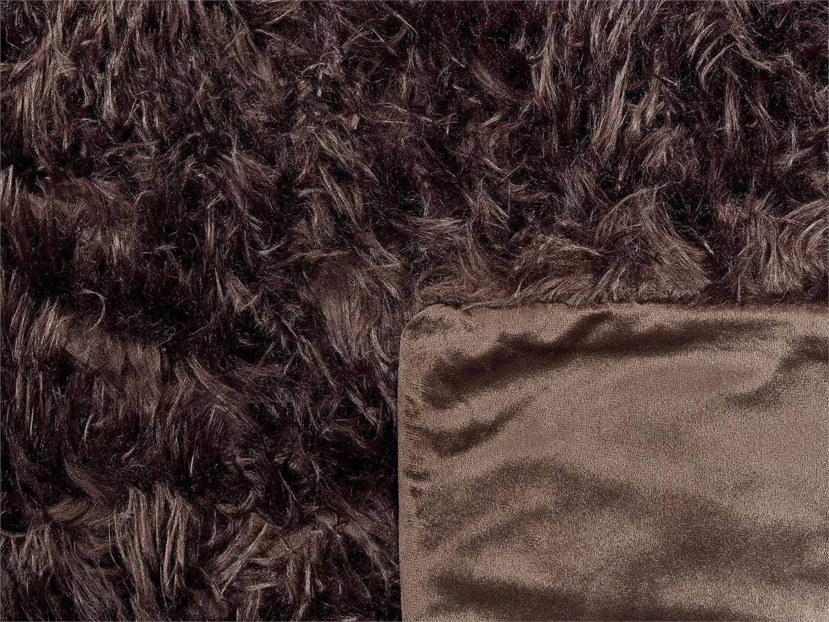 Manta De Acrílico Marrón 150 X 200 Cm DELICE 8 Manta De Acrílico Marrón 150 X 200 Cm DELICE - Image 6