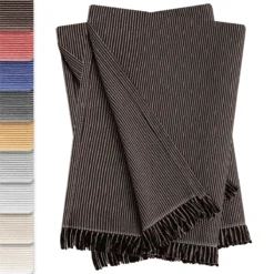 Vipalia Pack De 2 Colchas Multiusos Sofa. Plaids Para Cama. Mantas Foulard Cubresofa Cubrecama. Colchas Para Sofas Comoda Practica Y Suave. Poliester Algodon. Fundas Para Sofa Paul 180 X 260 Cm Marrón