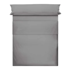 Juego Sábanas NATT GRIS Para Cama De 90cm