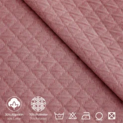 Vipalia - Colcha Bouti Pique 30% Algodón - 70% Poliester. Modelo Silver Cama 135 Cm - 235x260 Cm, Color Granate/Rojo -Descansaya Tienda De Ventas 73b3f6ee207aba8b65d5a3724aa15f5e2fd59bc9 26a84d7696a84912bf90f8ccb7b5c0d8