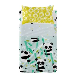 Panda Garden Blue Juego De Sábana Cuna (100x130 Cm) Azul -Descansaya Tienda De Ventas 756cde72eaf62e4a607c03af715c7cf3ff8c154a 991f2eb6039f4443924f3fad60ff941c