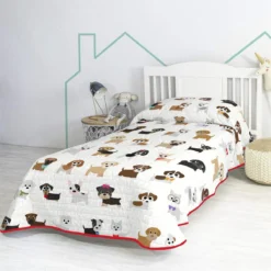 Dogs Colcha Cama 80/90 (180x260 Cm) Multicolor -Descansaya Tienda De Ventas 7b4ac8030be1f6c40575e625ddfb762b55b49dfb 53780ccaff214c979b92cfffb6d03884