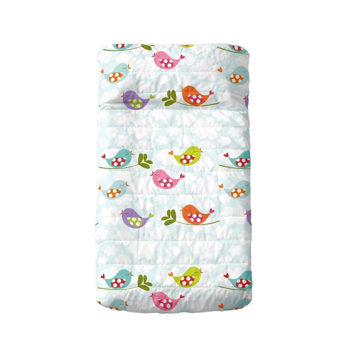 Little Birds Colcha Cuna (100x130 Cm) Multicolor 6 Little Birds Colcha Cuna (100x130 Cm) Multicolor - Image 4