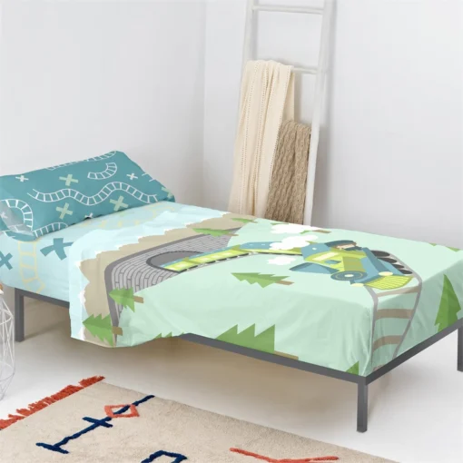 Train Juego De Sábana Cama 80/90 (160x270 Cm) Multicolor -Descansaya Tienda De Ventas 8d68c9c105626d49c01afe08072a62a02d5a0cd8 49671e1ba11b45f8835c689f1a5ab2e7