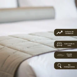 Colcha Bouti + Funda Cojín Cama De 105cm Silene Donegal -Descansaya Tienda De Ventas 8d783d67dbe6ecc145e4261e2d13c4fab4fd7fed 14d3b863330b445e9dc7a21cab984c6d