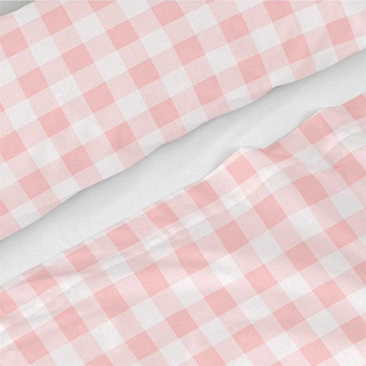 Vichy Pink Juego De Sábana Cama 80/90 (160x270 Cm) Rosa 8 Vichy Pink Juego De Sábana Cama 80/90 (160x270 Cm) Rosa - Image 6