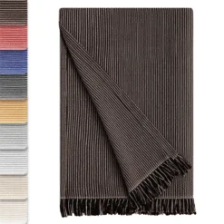 Vipalia Colcha Multiusos Sofa. Plaid Para Cama. Manta Foulard Cubresofa Cubrecama. Colchas Para Sofas Comoda Practica Y Suave. Poliester Algodon. Fundas Para Sofa Paul 180 X 260 Cm Marrón