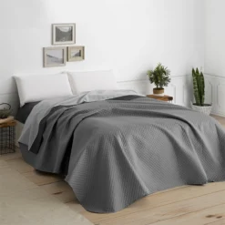 Vipalia Colcha Bouti Verano. Colcha Cama 90 Primavera Y Entretiempo. Colchas Cubre Cama Fina Individual Matrimonio Reversible Acolchada Rombos. 180x260 Cm. Color Gris Oscuro. -Descansaya Tienda De Ventas 9b7063a624bfa3632d3dbdba67891931cfa88e56 db92213d6f2b48bf88dd280d7d05ac73