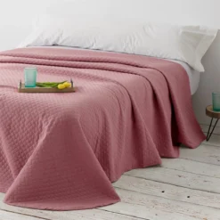 Vipalia - Colcha Bouti Pique 30% Algodón - 70% Poliester. Modelo Silver Cama 150 Cm - 250x260 Cm, Color Granate/Rojo -Descansaya Tienda De Ventas 9cb9b9933baf4204dc45439042a9d7ee4dae627c cda1932b05bf4f1dad3b1edc26fbd0ef