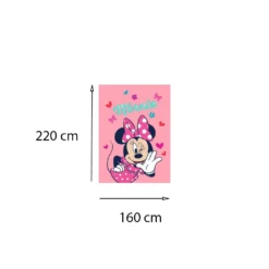 Acomoda Textil - Manta Infantil Estampada 160x220 Cm. Manta Para Cama 90/105, Cálida, Suave Y Cómoda Para Invierno. (Minnie Mouse) -Descansaya Tienda De Ventas 9d081ae2a1dfeddf97405b3561ec4905b6c53c91 92c0099ab40144ffaad10eeb52a93239