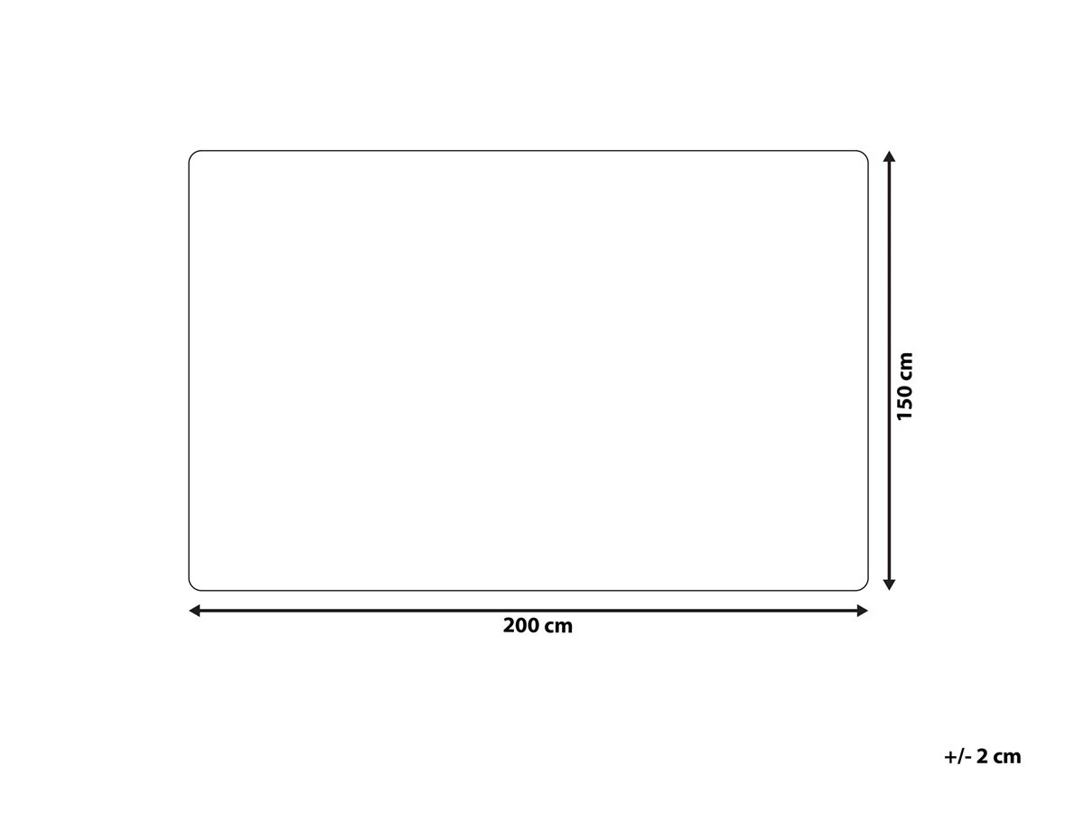 Manta De Acrílico Marrón Oscuro/blanco 150 X 200 Cm ASDAD 5 Manta De Acrílico Marrón Oscuro/blanco 150 X 200 Cm ASDAD - Image 3