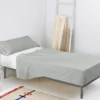 Basic Juego De Sábana Cama 80/90 (160x270 Cm) Gris