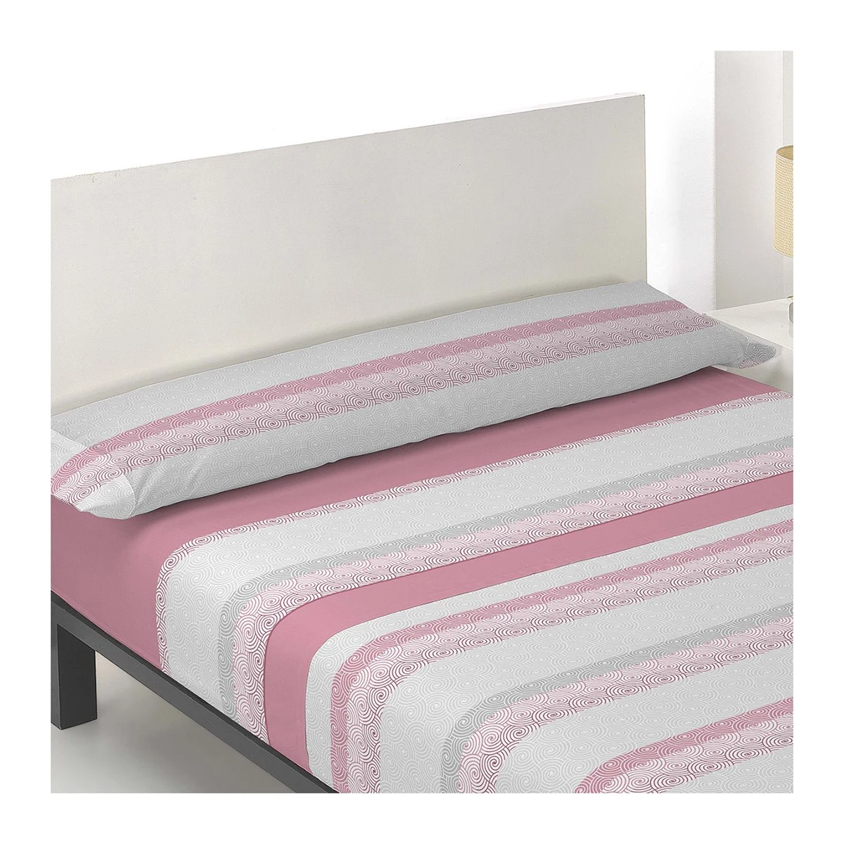 Acomoda Textil – Juego Sábanas Estampadas De Verano. (Espiral Rosa, Cama 105 Cm) 4 Acomoda Textil – Juego Sábanas Estampadas De Verano. (Espiral Rosa, Cama 105 Cm) - Image 2