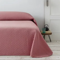 Vipalia - Colcha Bouti Pique 30% Algodón - 70% Poliester. Modelo Silver Cama 150 Cm - 250x260 Cm, Color Granate/Rojo -Descansaya Tienda De Ventas a440df1febc3bbcc01171337ee4249d124336a39 dbfe62db92b043f3804dc4aa23ca91af