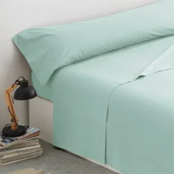 Vipalia - Juego De Sábanas Lisas 3 Piezas 50% Algodón - 50% Poliester. Modelo Rainbow Cama 90 Cm, Color Verde Agua 14 Vipalia - Juego De Sábanas Lisas 3 Piezas 50% Algodón - 50% Poliester. Modelo Rainbow Cama 90 Cm, Color Verde Agua -Descansaya Tienda De Ventas b7416271af1dbaa62e1e735a4e3e7177ef4297ec 2b8f905769d346c089921316637345b8