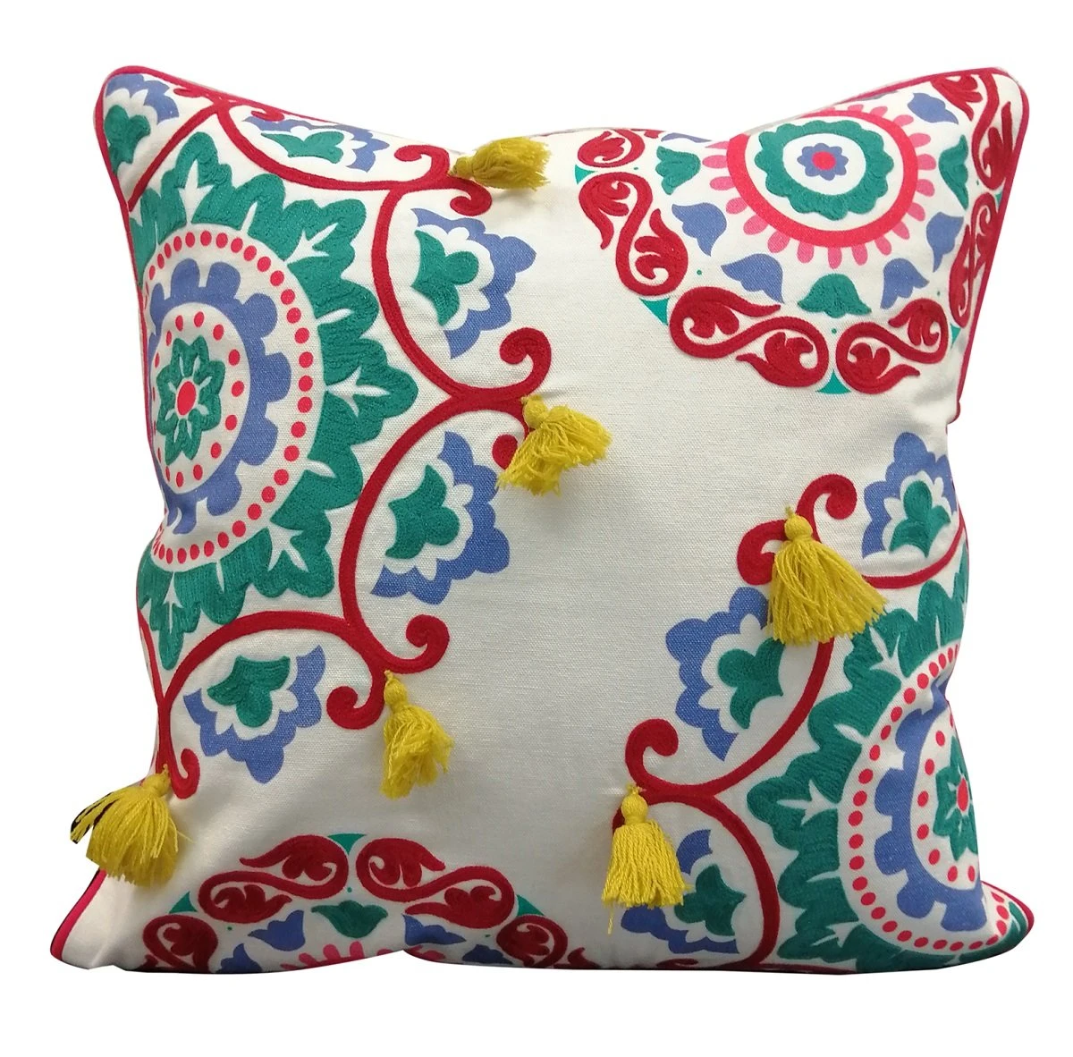 Cojín ATIF Con Bordados 45x45cm 3 Cojín ATIF Con Bordados 45x45cm