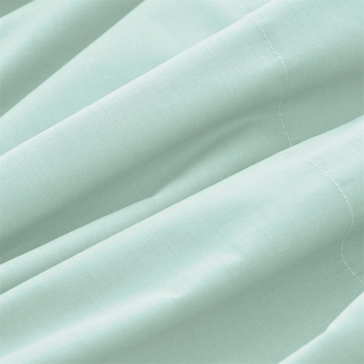 Vipalia - Juego De Sábanas Lisas 3 Piezas 50% Algodón - 50% Poliester. Modelo Rainbow Cama 90 Cm, Color Verde Agua 4 Vipalia - Juego De Sábanas Lisas 3 Piezas 50% Algodón - 50% Poliester. Modelo Rainbow Cama 90 Cm, Color Verde Agua - Image 2