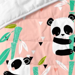 Panda Garden Pink Colcha Cuna (100x130 Cm) Rosa -Descansaya Tienda De Ventas be349c3bee39adbdcc755091cf89b25530c78b72 49eebcbd8e574967b934b05be9e0514d