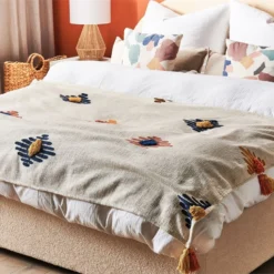 Manta De Algodón Multicolor 130 X 180 Cm MUNGER 9 Manta De Algodón Multicolor 130 X 180 Cm MUNGER -Descansaya Tienda De Ventas be3803a379496b3eafec20fc249f4b60908a613d becac8662d6a45cdad244f9ba3ededc5