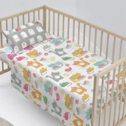 Cat & Mouse Juego De Sábana Cuna (100x130 Cm) Multicolor -Descansaya Tienda De Ventas bf12b7e75dd7ef3680fd1e23959b5a6cfb5911b4 b858fa8adaac4eeaa3983615a347866e