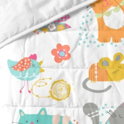 Cat & Mouse Colcha Cuna (100x130 Cm) Multicolor -Descansaya Tienda De Ventas bf5dd03b13877481e7530230d7f976ff58e9a40e 89bcab83d6fc4132a07b6a77abd0ec7d