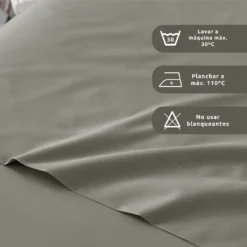 Juego De Sábanas Liso 3 Piezas Cama 90cm Gris Perla Tacto Extrasuave Donegal Collections -Descansaya Tienda De Ventas c0d9cd42dd43a1577c69a04ccb51b33fcfb1ae49 7f1d8c1e6b754fa2821080e0e67cc5d4