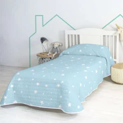 Little Star Blue Colcha Cama 80/90 (180x260 Cm) Azul