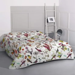 Birds Of Paradise Colcha Cama 80/90 (180x260 Cm) Multicolor