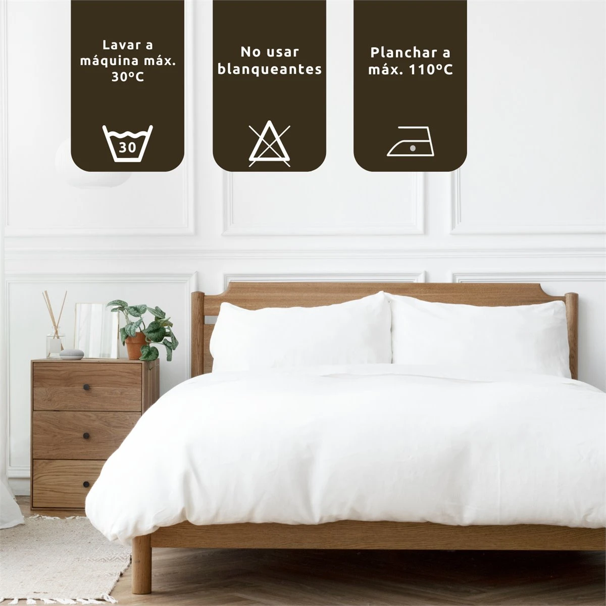 Juego De Sábanas Tres Piezas Donegal Cuadro Cama De 90 Rosa 7 Juego De Sábanas Tres Piezas Donegal Cuadro Cama De 90 Rosa - Image 5