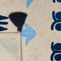 Manta De Algodón Beige/azul 130 X 180 Cm BHIND -Descansaya Tienda De Ventas de5ce09c0c68e655b0b263da8ed52d6a61813408 ffc845ab1cb54c61a57acff363a5af27