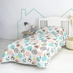 Winter Colcha Cama 80/90 (180x260 Cm) Multicolor