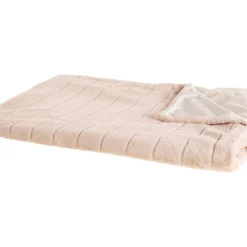 Manta De Poliéster Rosa Pastel 150 X 200 Cm SMAHRA