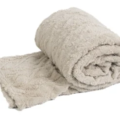 Manta JACQUARD Beige