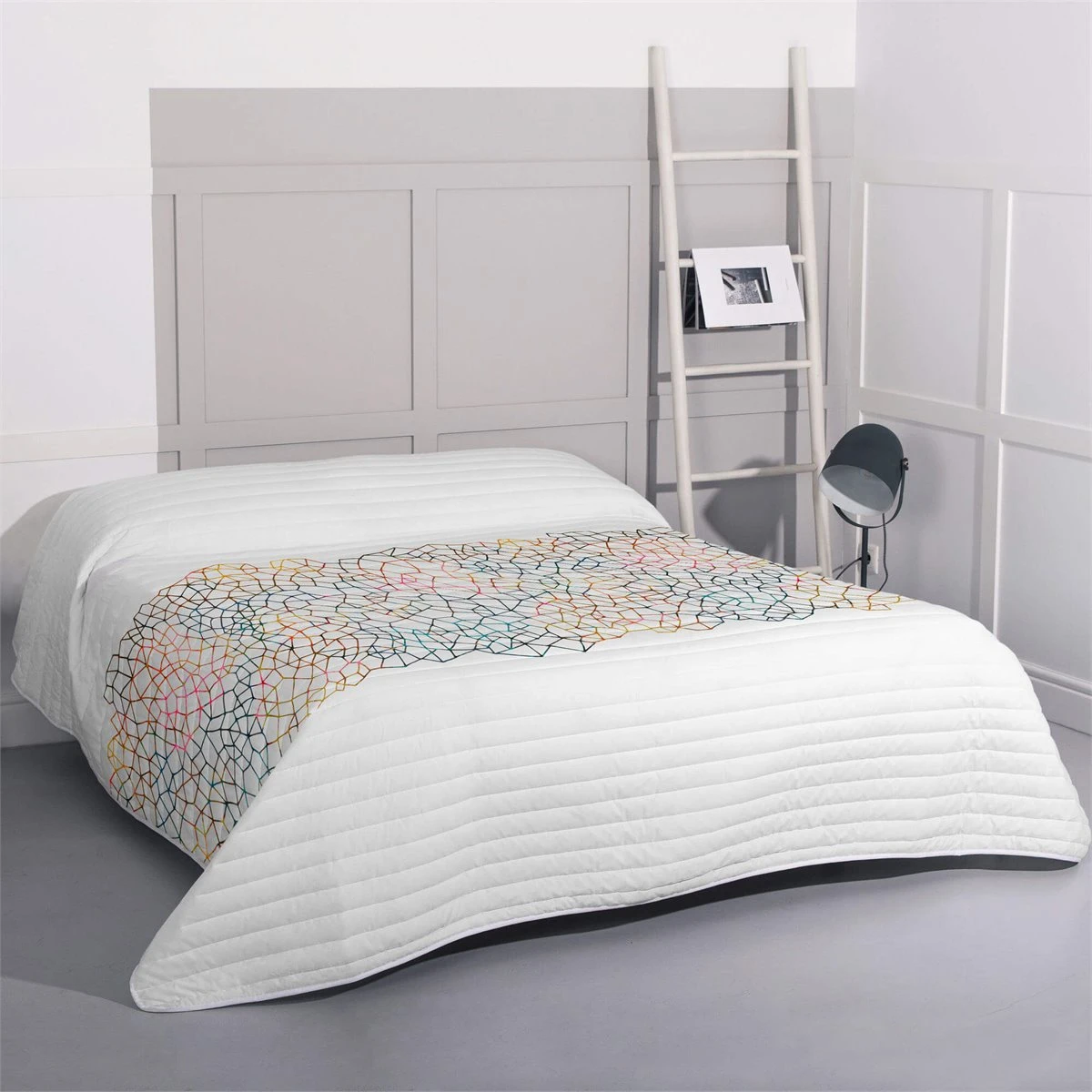 Net Colcha Cama 80/90 (180x260 Cm) Multicolor 3 Net Colcha Cama 80/90 (180x260 Cm) Multicolor